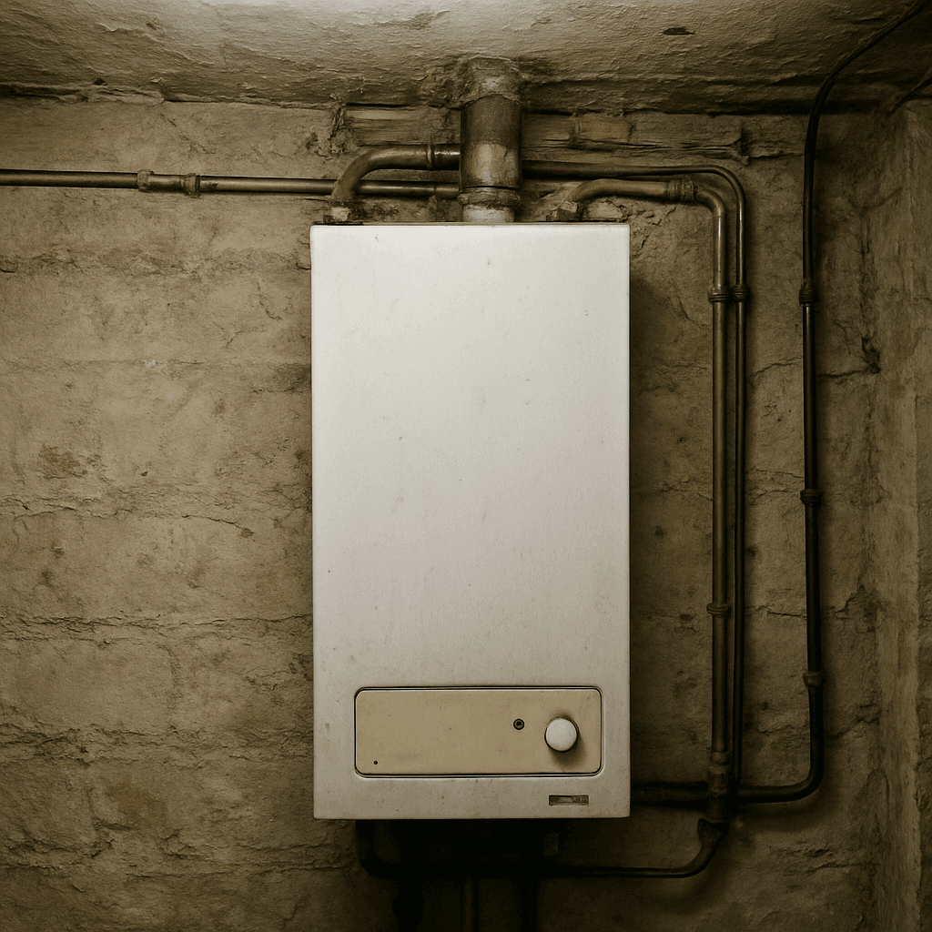 Chaufferie gaz d’un immeuble parisien