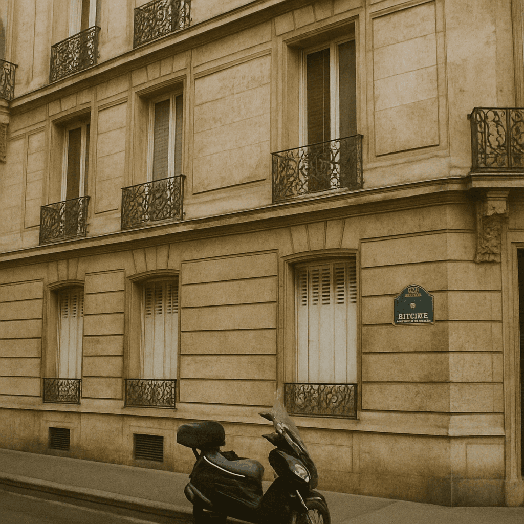 Façade d'un immeuble haussmannien parisien