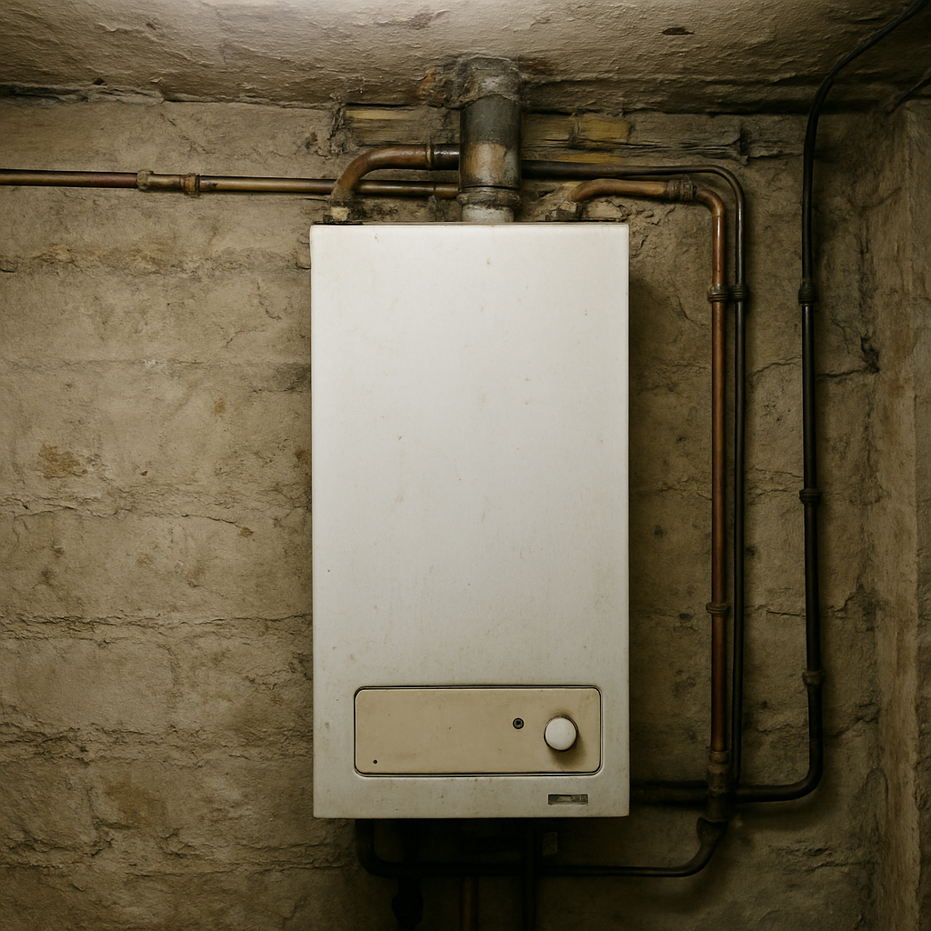 Chaufferie gaz d'un immeuble parisien